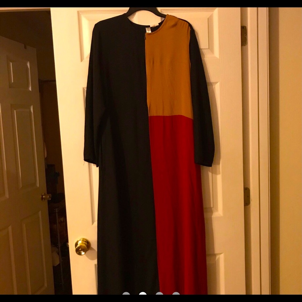 EastEssence vintage color block dress
